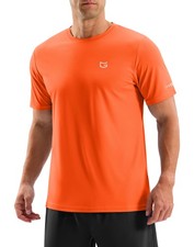 Men's Workout Breathable T-Shirts Dry Fit UPF 50 Sun Shirts Quick Dry Coolin...