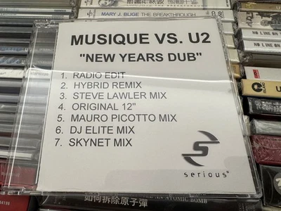 U2 : CD MUSIQUE VS U2 - NEW YEAR DUB - 7-TRACK PROMO - Bild 1 von 2