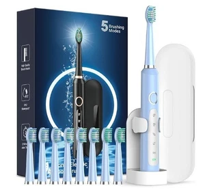 M5 Sonic Electric Toothbrush for Adults and Kids - Rechargeable Electric 