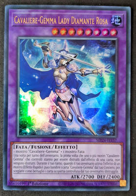 RITTER GEMMA LADY ROSA DIAMANT Ultra Rare auf Italienisch MP24-IT157 YUGIOH