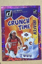 2025 Panini Donruss WNBA - Crunch Time Kiki Iriafen #20 (RC) Pink Fireworks /25