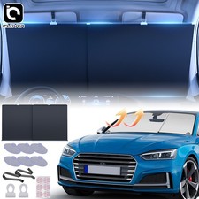 Automatic Retractable Car Windshield Sun Shade Front Windows Heat Uv Protection