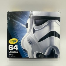 Crayola STAR WARS STORMTROOPER 64 Color Collectible Crayons w/ Sharpener UNUSED