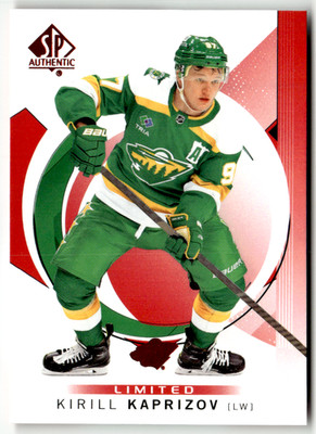 2024-25 Upper Deck SP Authentic NHL No. 11 Kirill Kaprizov Red Parallel