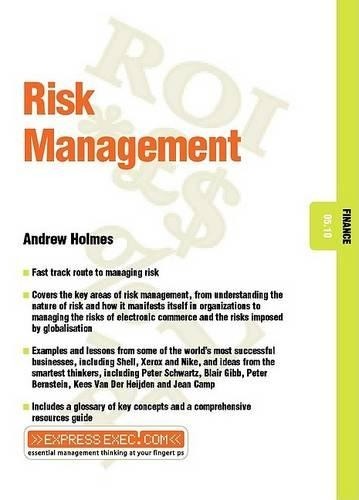Risk Management by Andrew Holmes - 9781841123417