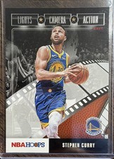 2019-20 Panini NBA Hoops - Lights Camera Action Stephen Curry #2 Winter