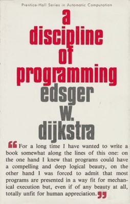 A DISCIPLINE OF PROGRAMMING By Edsger W. Dijkstra *Excellent Condition*