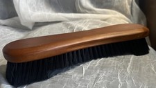 Pool Table Brush - Maple Brown Wood  Nylon Bristle Billiards Cleaning Tool
