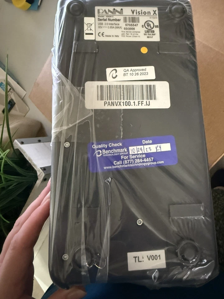 Panini Vision X 100 DPM With InkJet Endorser Check Scanner USB VX100.1.FF.IJ - Image 4 of 4