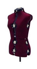 Female Adjustable Dress Form for Sewing - 12 Dial Fabric Female Adjustable Bo...
