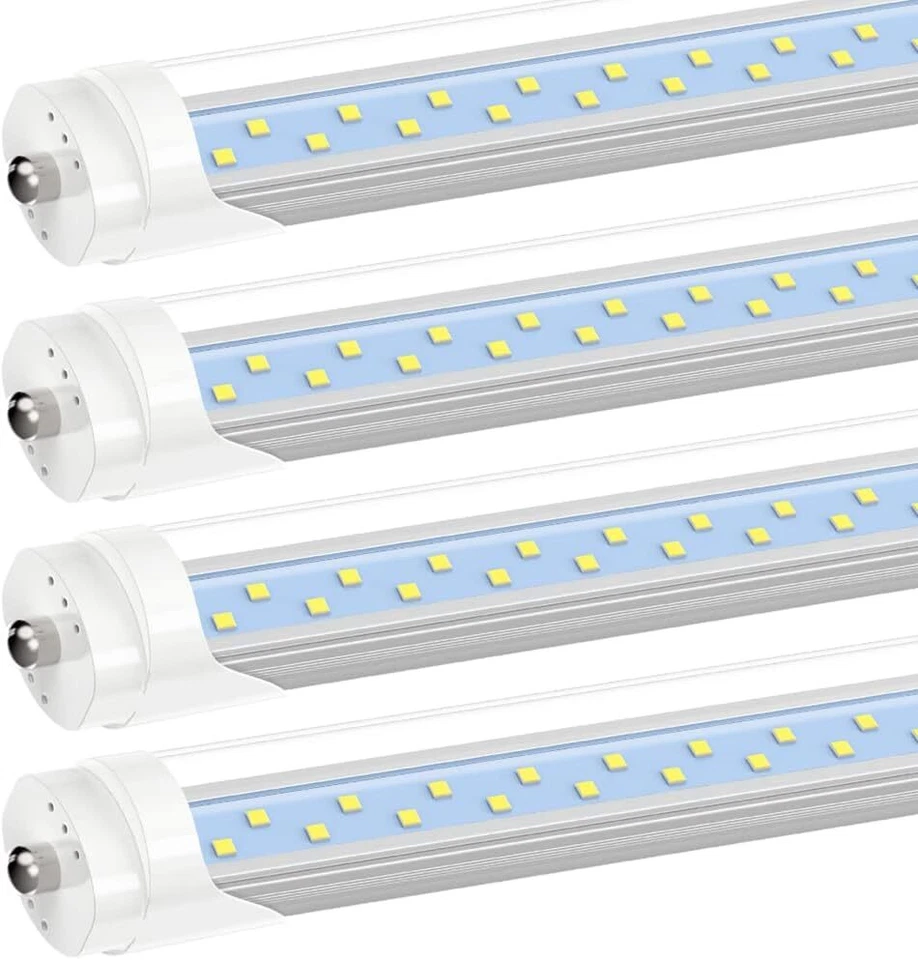 T8 8FT LED Shop Light Bulbs 45W 72W 120W Single Pin FA8 8' Garage Ceiling Lights - Image 4 of 4