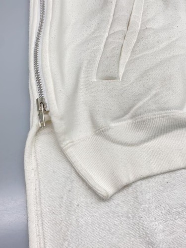 COMME des GARCONS ZIP Hoodie white L Used - Picture 7 of 8