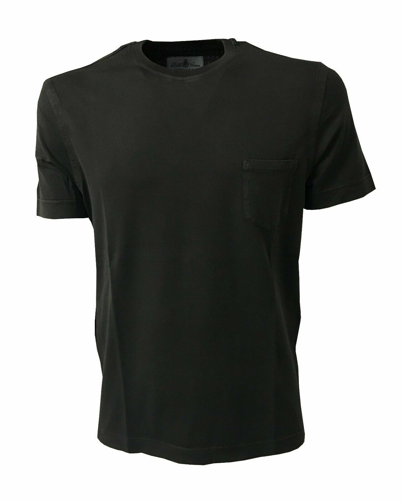 Футболка Uomo manica corta con taschino DELLA CIANA из 100% хлопка, приталенная 47692L