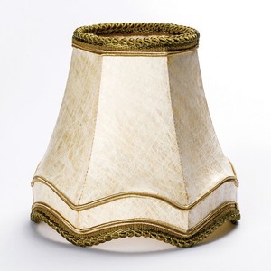 Lampenschirm Aufsteckschirm Fur Kronleuchter Vintage Braun Retro Ebay