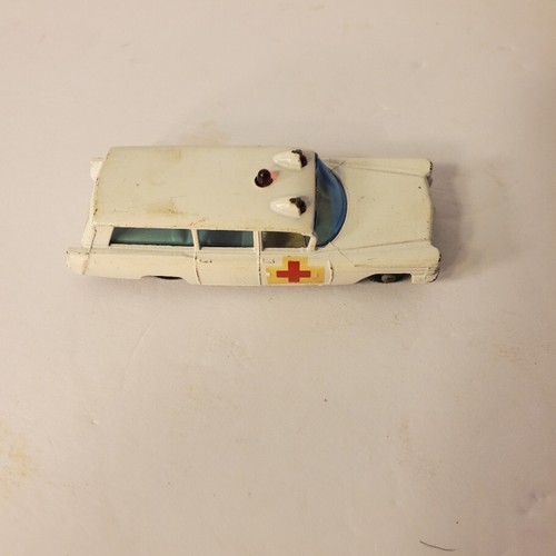 Matchbox Cadillac Ambulance No. 54 S&S By Lesney Made in England