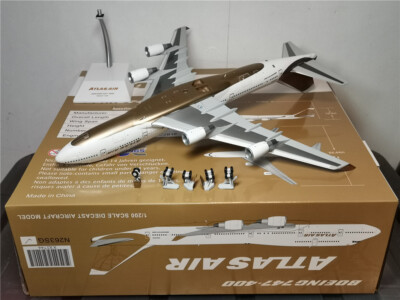 1:200 JC Wings ATLAS AIR B747-400 Passenger Airplane Diecast