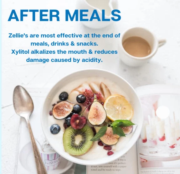 Zellie's | 100% ксилит без сахара классная мята для дыхания | без ГМО (1400 штук) - Изображение 3 из 4