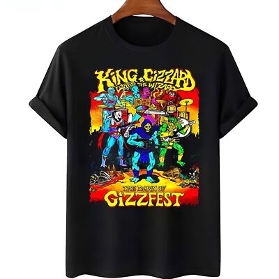 Classic King Gizzard And The Lizard Wizard T-Shirt Black All Size S-5XL