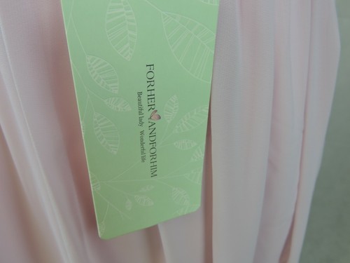 Vestido de dama de honor rosa en polvo para ella y para él 12 Reino Unido Precio de venta sugerido por el fabricante £149.99 CR013 CC 09 - Imagen 5 de 8