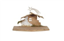 Capanna Stalla per Presepe in Legno della Val Gardena Varie Dimensioni