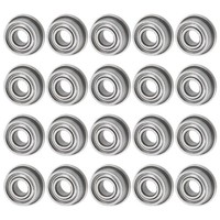 F683ZZ Flanschkugellager 3X7X3Mm Geschirmte Flanschlager Aus Chromstahl 20 Pack