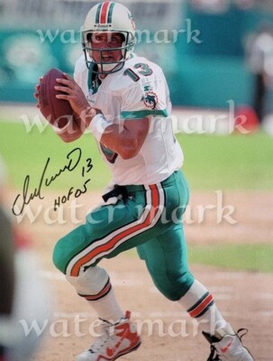 DAN MARINO MIAMI DOLPHINS REPRINT SIGNED PHOTO SIZE 8''X11''. #6