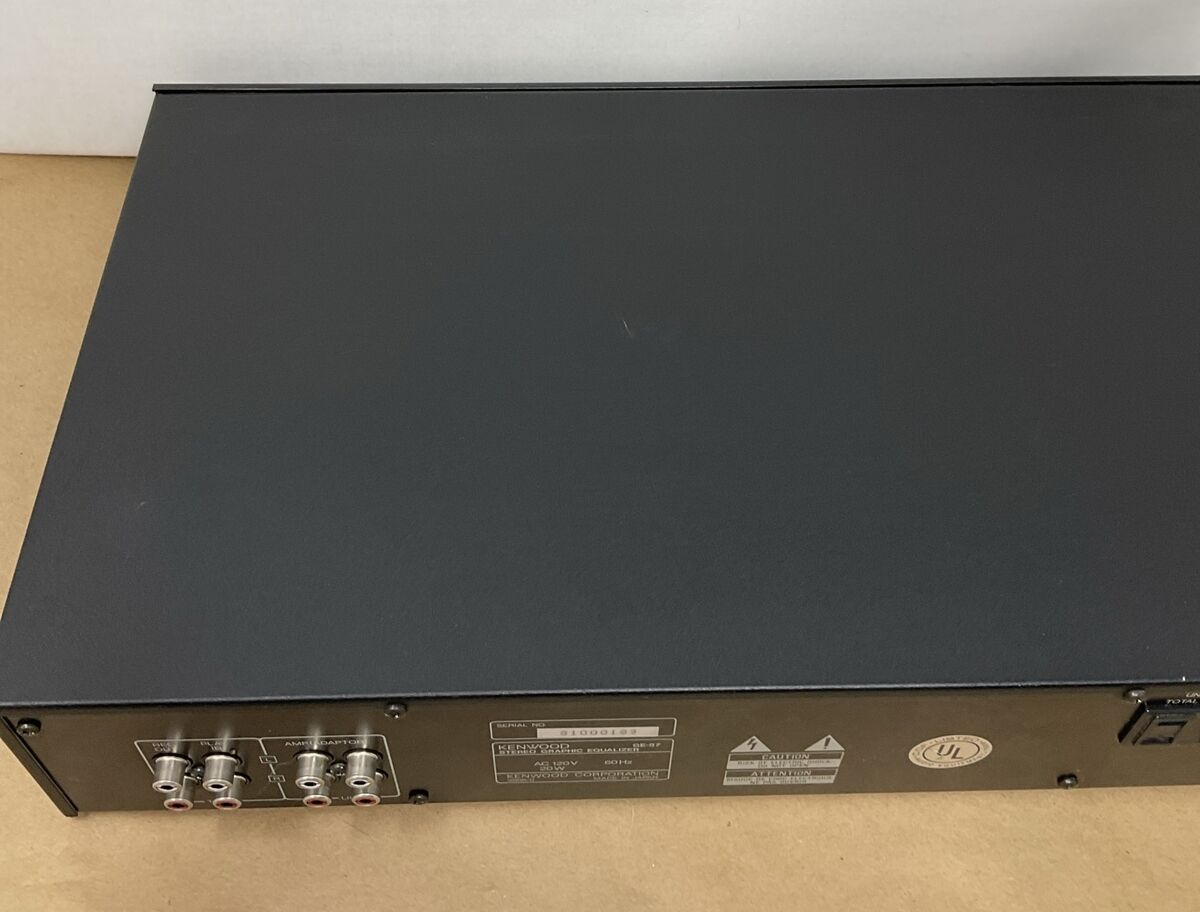 Kenwood GE87 Stereo Graphic Equalizer Spectrum Analyzer Tested eBay