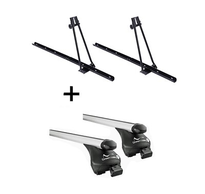 2x Fahrradträger ORION+Relingträger Quick XL für für Audi A6 SW C6 C7 ab 05