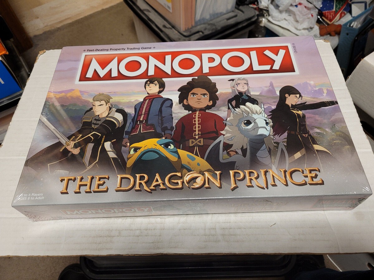 The Dragon Prince Monopoly Board Game NEW FREE SHIPPING