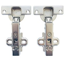 Hettich Intermat 110 Hinge  & Mounting Plate 2 Pack Overlay Hinges