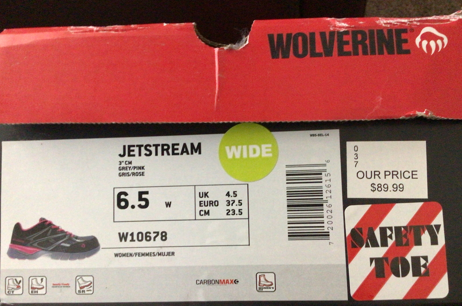 Wolverine Jetstream Carbonmax Composite Safety To… - image 6