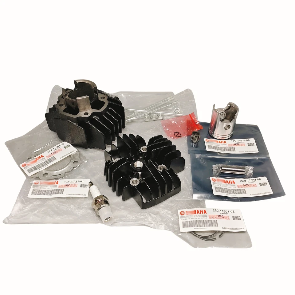 GENUINE FOR 1981-2020 YAMAHA PW50 TOP END KIT W/ CYLINDER Foto 3 de 4