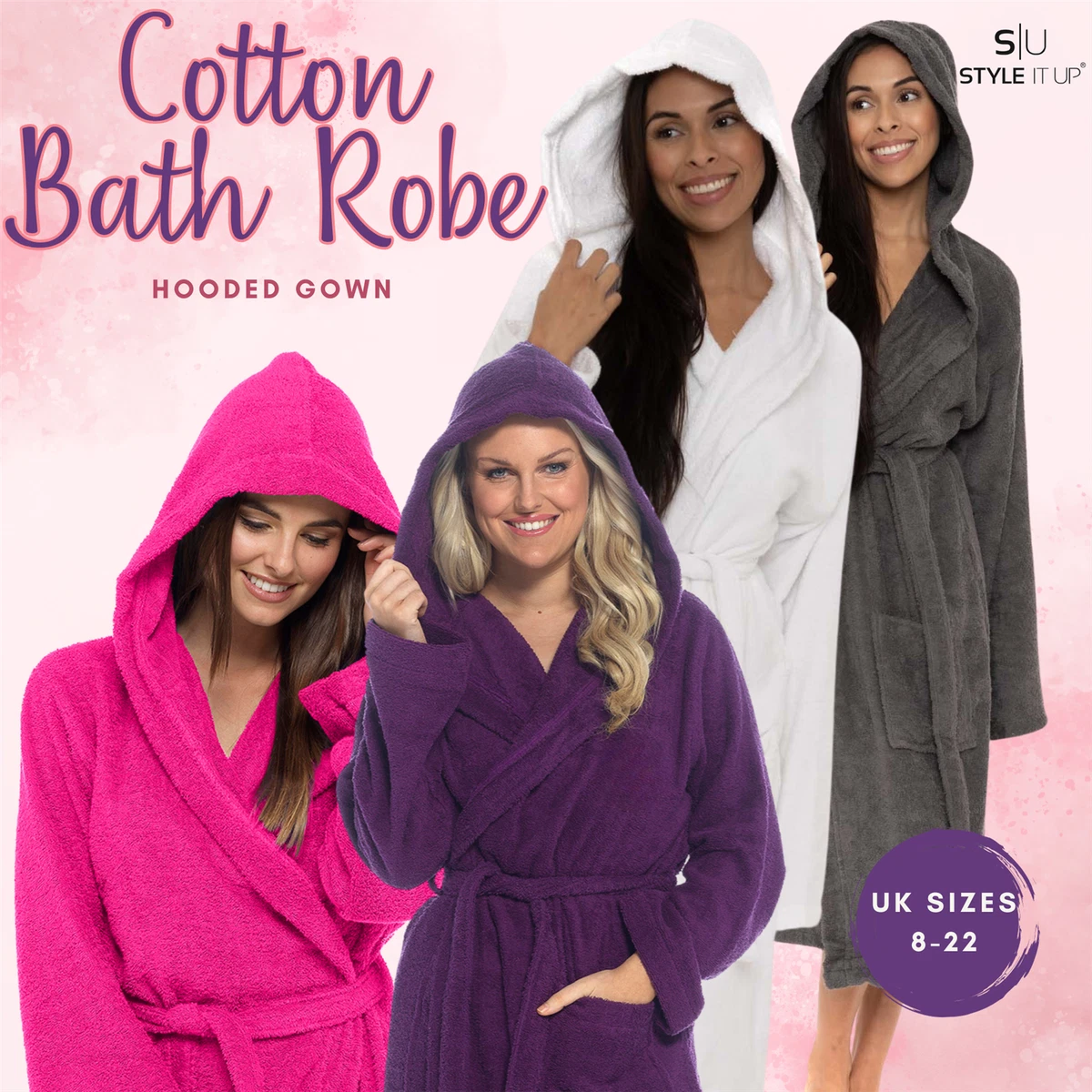 Lightweight terry towelling robes new arrivals