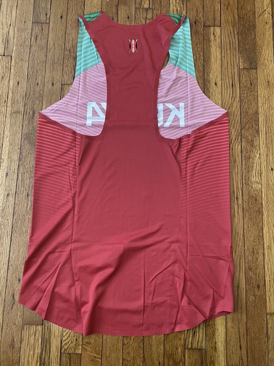 Nike Pro Elite Kenya Olympic Singlet Track Field Distance 898134