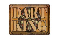 Blechschild Spruch 40X30 Cm Dart King Metall Wanddeko Deko Schild