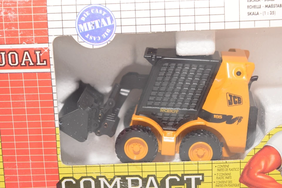 B4 1:35 JOAL 159 JCB 185 SKID STEER LOADER PALA MIB - Immagine 2 di 4