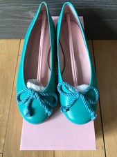 RRP£149 BNIB Pretty Ballerinas Rosario Green Nappa Leather Ballet Flats 36 UK3