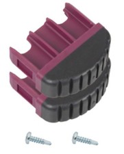 1 Paar Leiternfüße Orig. KRAUSE CORDA Leiter Stopfen 61,5x20mm violett 959201164