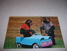 1960s MURRAY PEDAL CAR at MONKEY JUNGLE FLORIDA VTG POSTCARD