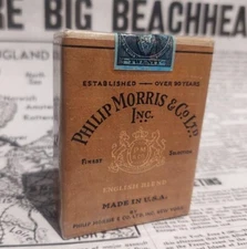 American WW2 Philip Morris cigarettes - 1944 issue repro - NO TOBACCO DUMMY PACK