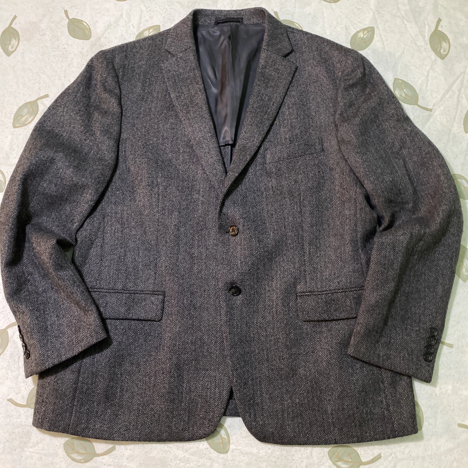 Vintage Men’s Lauren Ralph Lauren Pure Laine Vierge Wool Sports Blazer 46R. FF
