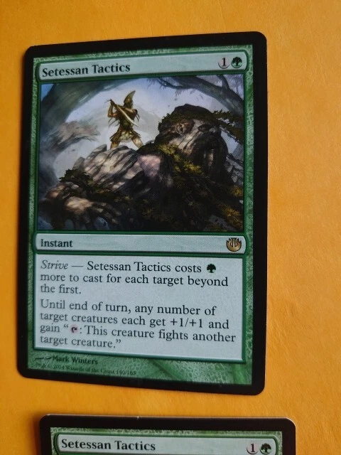 Setessan Tactics x2 Rare Instant JOURNEY INTO NYX . Magic The Gathering Card. - Image 4 of 4