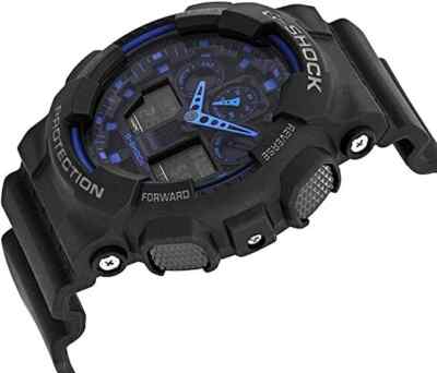 Casio Men's G-Shock Analog & Digital Black Quartz Watch - GA-100