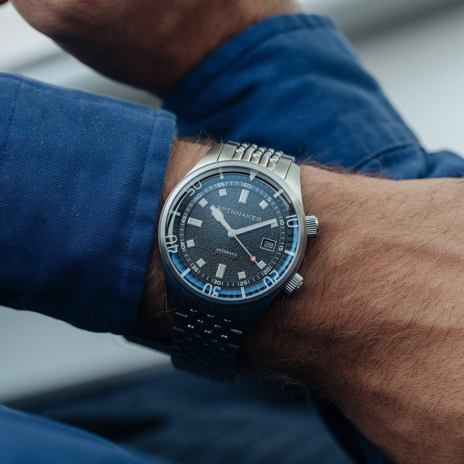 Spinnaker Bradner Stainless Steel 42mm Japanese Automatic Wristwatch