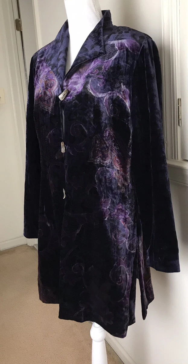 Coldwater creek velvet jacket cheap