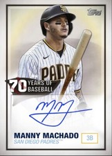 [DIGITAL CARD] Topps Bunt - Manny Machado - 70 Years of Baseball 21 S4 Blue Sig