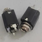 2pc Universal PCB Panel 1/4" Stereo Mono TRS Active Audio Guitar Switching Jack