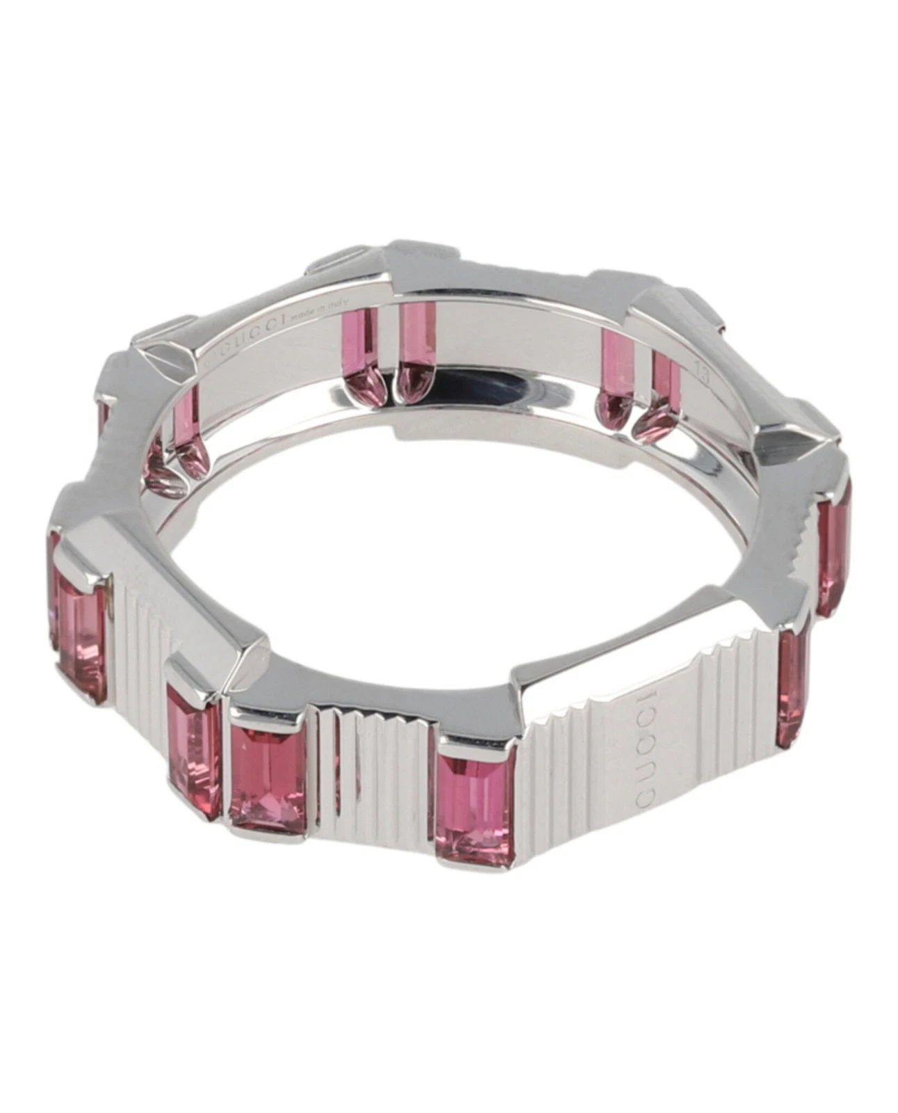 Bague femme Gucci Link to Love Rubellite