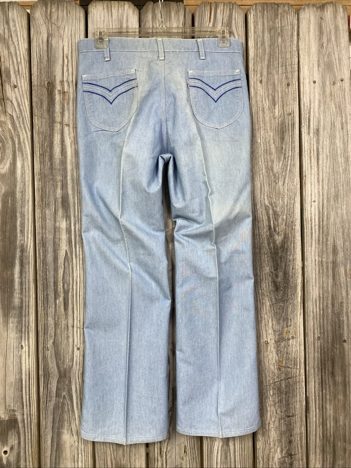 Levi 520 Pantalón Hombre Azul Vintage Americana Foto 2 de 4