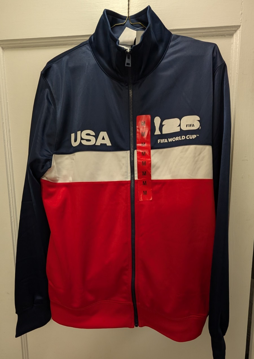 USA FIFA WORLD CUP Soccer 2026 FULL ZIP STRIKERS PRIDE TRACK